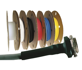 PLF 103 18-6 blau Schrumpfschlauch 3:1 Polyolefin / Rolle à 50m