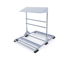 PV Shelter 1500 - Wechselrichter Montagekit mit Schutzdach