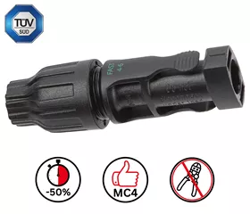 Solarstecker MC4 crimpless 4-6mm² VPE 50 Stk
