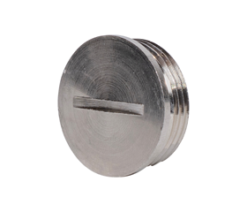 BLISTO M6 Blindstopfen Messing vern. mit O-Ring / rund / VE=100 Stk